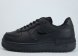 кроссовки Nike Air Force 1 Mid Fur Triple Black