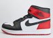 кроссовки Nike Air Jordan 1 White / Black / Red