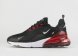 кроссовки Nike Air Max 270 Black / Red / White