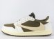 кроссовки Nike Air Jordan 1 Low x TS White Brown