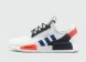 кроссовки Adidas NMD R1 V2 White / Blue / Orange