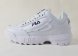 кроссовки женские FILA Disruptor 2 WMNS Leather Triple White