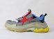 кроссовки мужские Balenciaga Triple S Grey / Red / Blue / Yellow