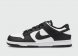 кроссовки Nike Dunk Low Black / White