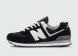 кроссовки New Balance 574 Wmns Black / White