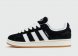 кроссовки Adidas Campus 00s Black White with Fur