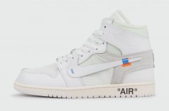 кроссовки Nike Air Jordan 1 White x Off-white