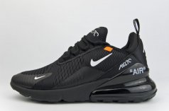 кроссовки Nike Air Max 270 x Off-White Triple Black