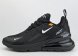 кроссовки Nike Air Max 270 x Off-White Triple Black