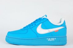 кроссовки Nike Air Force 1 Low x Off-White MCA Blue
