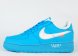 кроссовки Nike Air Force 1 Low x Off-White MCA Blue
