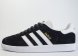 кроссовки Adidas Gazelle Suede Black / White