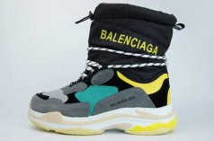 Сапоги Balenciaga Fur Multicolor