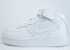 кроссовки Nike Air Force 1 Mid Fur Triple White