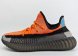 кроссовки Adidas Yeezy 350 boost Black / Orange