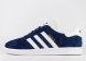 кроссовки Adidas Gazelle Blue / White Ftwr