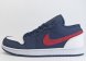 кроссовки Nike Air Jordan 1 Low Blue / White / Red