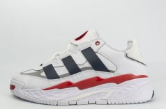 кроссовки Adidas Niteball White / Blue / Red
