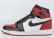 кроссовки Nike Air Jordan 1 Bred Toe 2018