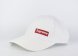 кепка Supreme White / Red logo