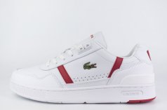 кеды Lacoste T-Clip White / Red