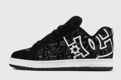 кеды DC Shoes Court Graffik Basq Black / White