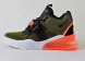 кроссовки мужские Nike Air Force 270 Medium Olive / Black-Challenge Red