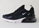 кроссовки мужские Nike Air Max 270 Black / White / Solar Red / Anthracite