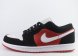 кроссовки Nike Air Jordan 1 Low Black / Red / Wh.