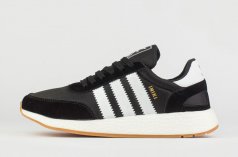 кроссовки Adidas Iniki Runner Boost Black / White / Wh. Str