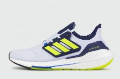 кроссовки Adidas Ultraboost 22 White / Blue / Yellow