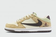 кроссовки Nike Dunk Low x PS Brown