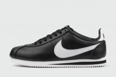 кроссовки Nike Cortez Classic Leather Black White