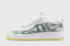 кроссовки Nike Air Force 1 Low WMns Skeleton Triple White