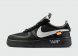 кроссовки Nike Air Force 1 Low x Off-White Triple Black