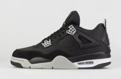 кроссовки Nike Air Jordan 4 Wmns Black Canvas Qual.