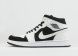 кроссовки Nike Air Jordan 1 Mid Wmns White / Black