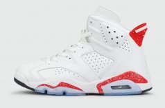 кроссовки Nike Air Jordan 6 White Infrared
