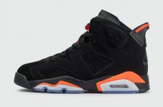 кроссовки Nike Air Jordan 6 Retro Black / Infrared