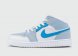 кроссовки Nike Air Jordan 1 new Blue / White Wmns
