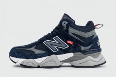кроссовки New Balance 9060 Mid Blue with Fur