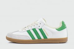 кроссовки Adidas Samba OG Sporty & Rich White Green