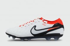 бутсы Nike Tiempo Legend 10 Pro FG White Black