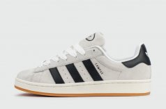 кроссовки Adidas Campus 00s Grey Black with Fur