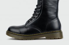 Ботинки Dr. Martens 1460 Black Leather with Fur