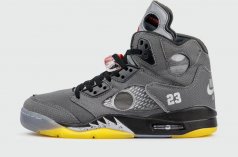 кроссовки Nike Air Jordan 5 x Off-white Muslin