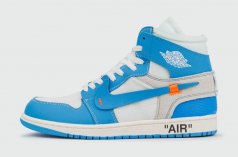 кроссовки Nike Air Jordan 1 UNC x Off-white