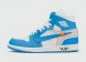 кроссовки Nike Air Jordan 1 UNC x Off-white