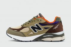 кроссовки New Balance 990 v3 Brown Green