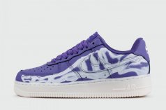 кроссовки Nike Air Force 1 Low Skeleton Violet Wmns